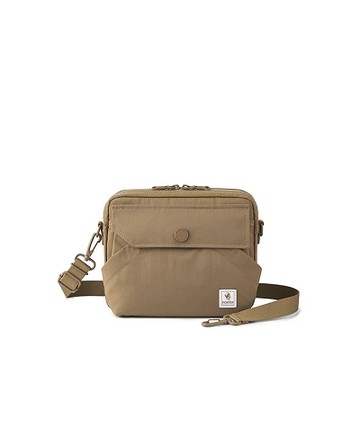 【PORTER INTERNATIONAL】 LAPSE 斜背包 11686-014 (駝色/黑色/灰色)