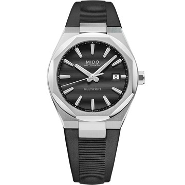MIDO 美度 Multifort 8 One Crown 先鋒系列 幾何八角機械錶-黑 M0555071705100