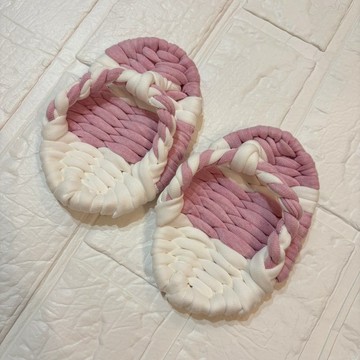 嬰兒 蓬鬆布草鞋 生日 週歲紀念 抓周 彌月禮 粉色 白色 寶寶 禮物