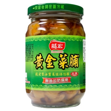 龍宏 黃金菜脯 無添加防腐劑  370g  1罐