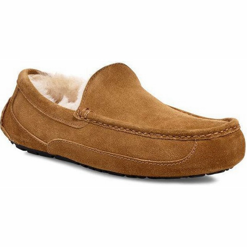 アグ Ugg メンズ スリッパ シューズ 靴 Wide Ascot True Navy 通販 Lineポイント最大get Lineショッピング