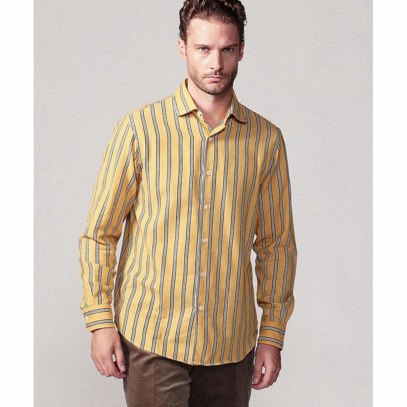 トゥモローランド サテンフランネル ラウンドカラーシャツ メンズ 26オレンジ系 Xs Tomorrowland 通販 Lineポイント最大get Lineショッピング