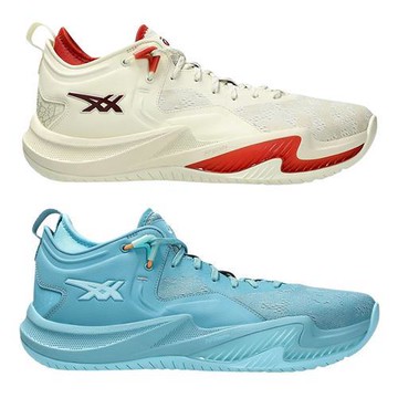 Asics 亞瑟士 籃球鞋 男鞋 NOVA SURGE LOW 2 米紅/藍【運動世界】1061A051-750/1061A051-400