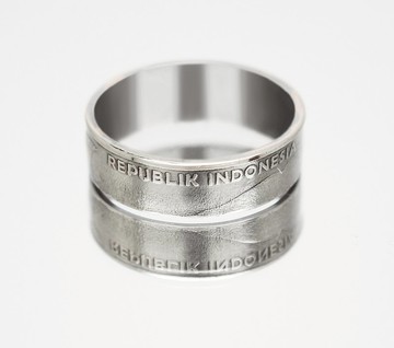 印尼 1000 盧比 2016 硬幣戒指 男女皆宜