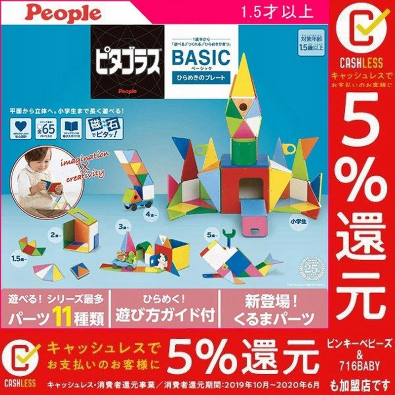 積木 ピタゴラス Basic ひらめきのプレート ピタゴラスプレート 算数 おもちゃ 知育玩具 パズル ギフト 誕生日 プレゼント ピープル プレゼント お祝い 通販 Lineポイント最大0 5 Get Lineショッピング