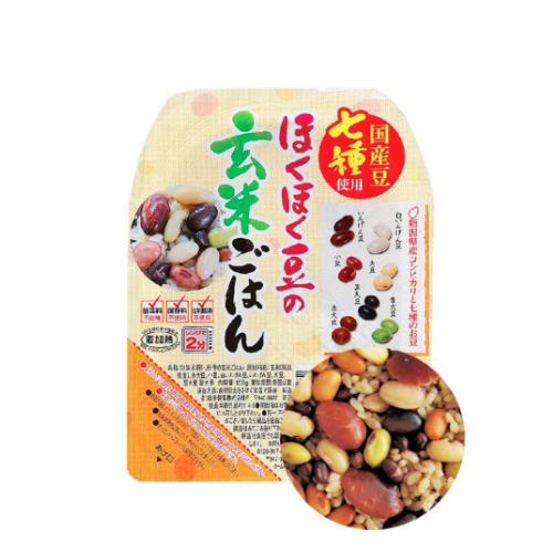 越後製菓　ほくほく豆の玄米ごはん（１２個セット）