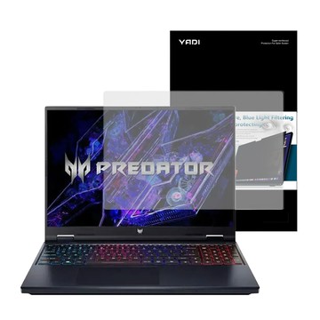 YADI 亞第 靜電吸附 水之鏡防窺片 16吋 16:10 Acer PREDATOR HELIOS NEO 16 PHN16-72-53WJ專用  透明  1片