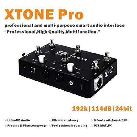 XSONIC Xtone Pro Professional Mobile Audio Interface with Ultra Low Latency, 192KHz＆114dB, Input, Output, EXP Input, Support iOS, Windo並行輸入品