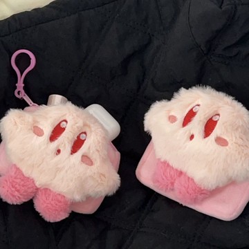 ✨限時搶購☜桃園出貨✨可愛卡比零錢毛絨卡通掛飾ins公仔少女收納鑰匙扣包包掛件禮物女