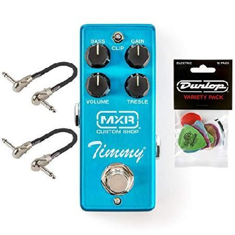 with　MXR　Overdrive　Dunlop　Cables　Pack　CSP027　Timmy　Pick　MXR　Pedal　Bundle　Variety　Patch　and　LINEショッピング