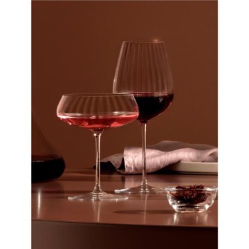 土耳其Nude進口Round Up高腳杯水晶百褶紋理酒杯葡萄酒杯香檳杯