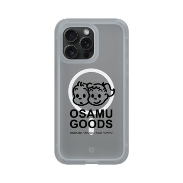 iPhone 15 Pro Max AirX 流變灰 - OSAMU GOODS - 經典系列-LOGO