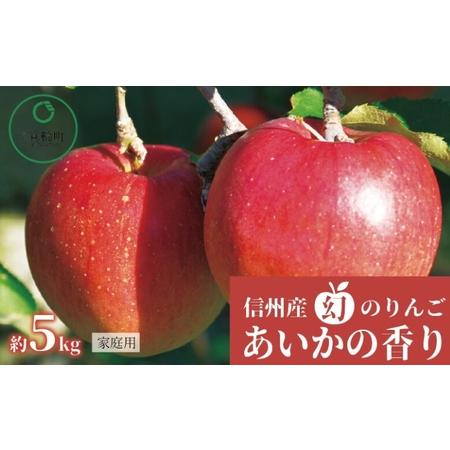 ふるさと納税 りんご 長野 あいかの香り 約 5kg 家庭用 フルーツ 果物 デザート おやつ リンゴ 林檎 あいか 産地直送 長野県 長野県産 信州産 長.. 長野県箕輪町