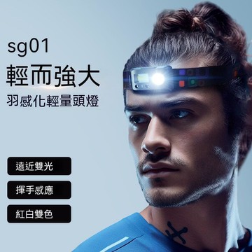 現貨 感應頭燈 頭燈 強光頭燈 充電頭燈 工作頭燈 修車燈 釣魚燈 夜釣燈 露營頭燈 led頭燈 沃爾森小巧便攜夜釣感