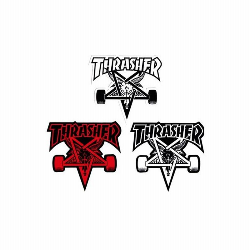 スラッシャー ステッカー ブランド かっこいい おしゃれ アウトドア アメリカン スケボー ストリート 車 バイク スーツケース Thrasher Contraption 通販 Lineポイント最大0 5 Get Lineショッピング