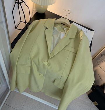 小西裝外套女長袖K-4春季新款薄款休閑韓版寬松顯瘦百搭西服上衣
