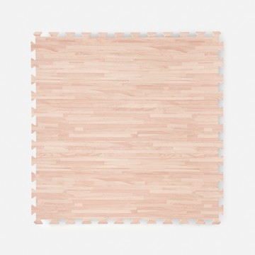 雙色草蓆拼花EVA巧拼地墊 淺色 96x96x2cm 含邊條