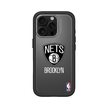 iPhone 16 Pro Mod NX 黑 - NBA - Logo-布魯克林籃網 Brooklyn Nets - Light