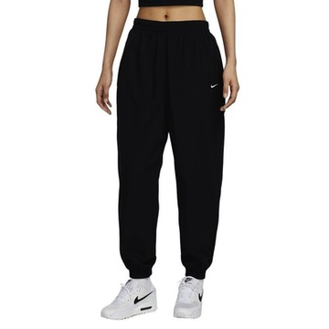 NIKE 耐吉 女運動長褲-黑色 AS W NSW ESSTL WVN MR OS JGGR-FV7669010