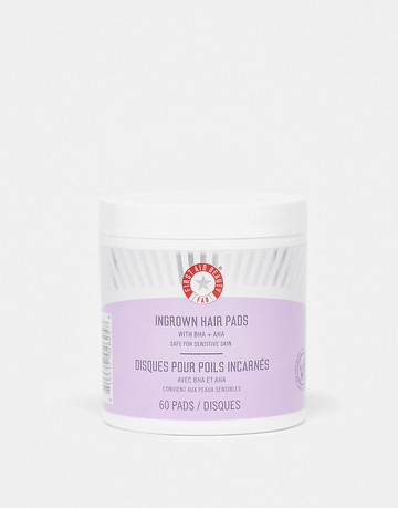 First Aid Beauty Supersize Ingrown Hair Pads with BHA & AHA 60 Pads-No colour