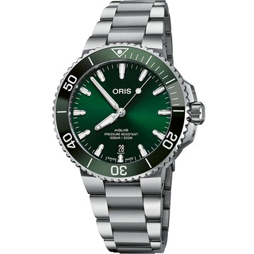 ORIS Aquis 時間之海 300米潛水機械錶-41.5mm 0173377664157-0782205PEB
