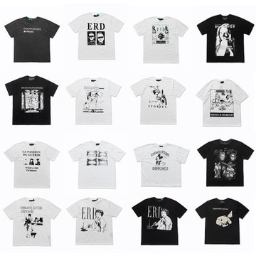 ERD24ss抑郁的富二代小眾潮牌美式高街寬松圓領短袖情侶T恤男女夏
