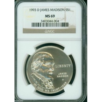 品質保証書付】 アンティークコイン NGC PCGS 1993年-D ジェイムズ