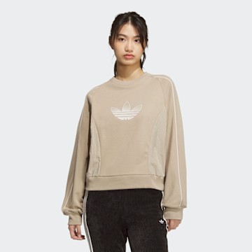 【adidas 愛迪達】 RETRO REMIX 長袖上衣 女 - Originals JN1646