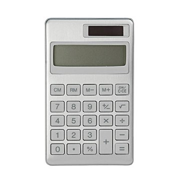 MUJI 計算機/8位.銀