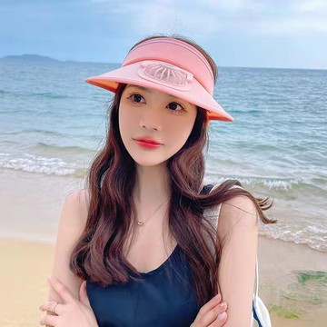 空頂帽夏季涼帽可充電風扇帽子出游遮陽大檐男女童寶寶太陽帽成人