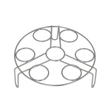 蒸盤/蒸籠 【Quasi】蒸廚304多功能不鏽鋼蒸蛋架17cm