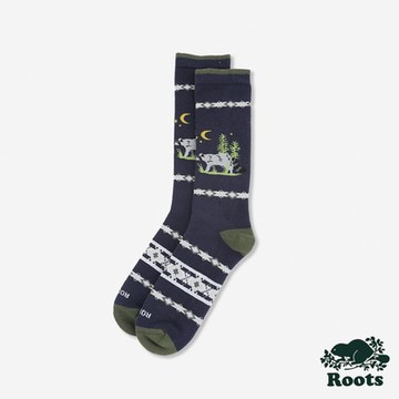 Roots 配件- WILDERNESS BOOT 長襪-深藍色
