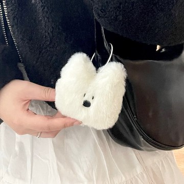 我是快樂狗狗臉鑰匙圈