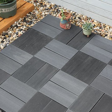 塑木地板塑木板戶外共濟木塑板材室外防腐木防水板露臺生態木自鋪