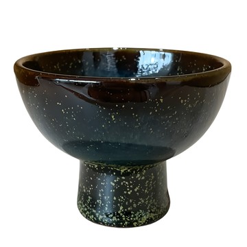 客噐客氣 陶瓷高足杯 台灣精緻手工  星空  1個