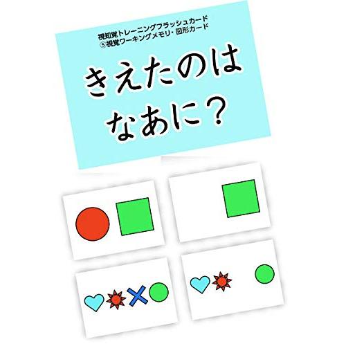 視知覚トレーニングフラッシュカード (5)視覚ワーキングメモリ・図形