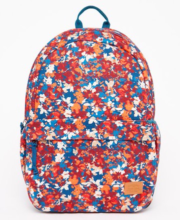 Superdry Men's Unisex Printed Montana Rucksack Purple / Vintage Floral - Size: 1SIZE