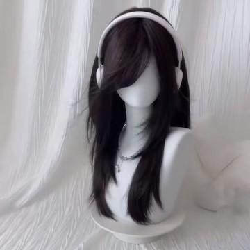 【KEKE】【洋娃娃】假髮女 高層次 二次元 Lolita 長直髮 日常 仿真髮 整頂 補髮片 仿真假髮 心之物語