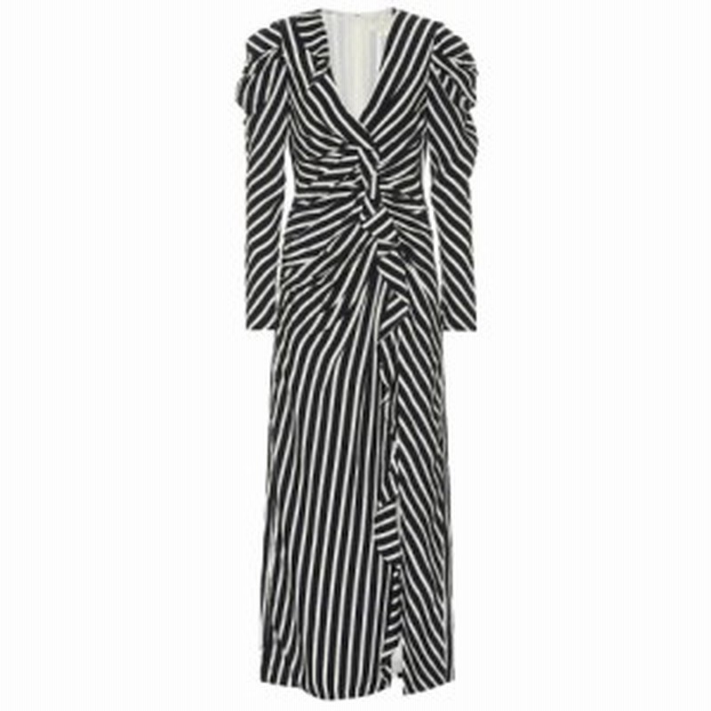 ジョナサン シンカイ Jonathan Simkhai レディース ワンピース ワンピース ドレス Striped Midi Dress Midnight White 通販 Lineポイント最大1 0 Get Lineショッピング