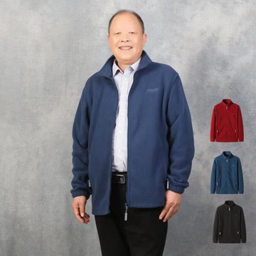 中老年胖子爸爸加肥加大碼春秋季寬松男裝夾克特肥300斤薄絨外套