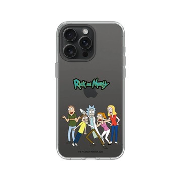 iPhone 15 Pro Max Clear 透明 - 瑞克和莫蒂 Rick and Morty - 史密斯一家