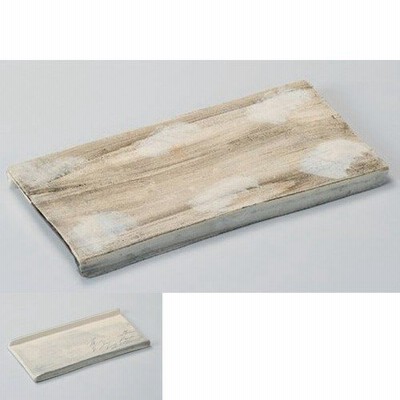 ☆ 長角皿 ☆リバースプレート [ 28 x 14 x 1.8cm 650g ] 【 料亭 旅館 和食器 飲食店 業務用 】