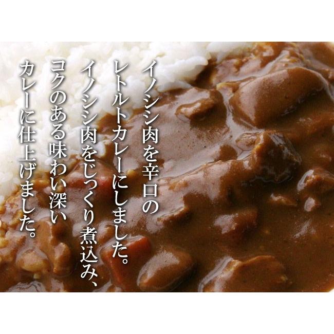 イノシシカレー×2個セット(辛口)猪肉使用。いのしし肉を煮込んだカレーです。Inoshishi Curry ご当地カレー