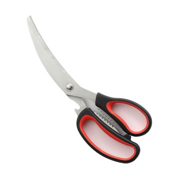 不鏽鋼加長彎刃烤肉剪刀(25*9cm) [大買家]