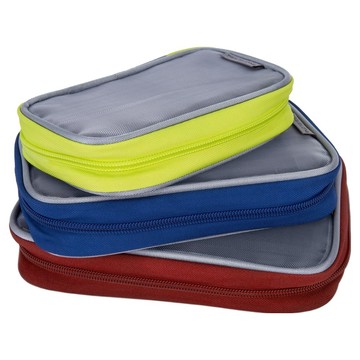 TRAVELON 旅行收納袋3件組  大(21 x 14.7 x 4cm) + 中(19.5 x 12.3 x 3.7cm) + 小(16.5 x 11 x 3.5cm)  明亮