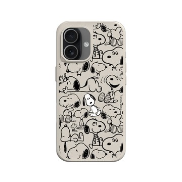 iPhone 17 SolidX 貝殼灰 - 史努比 Snoopy - 找我嗎？