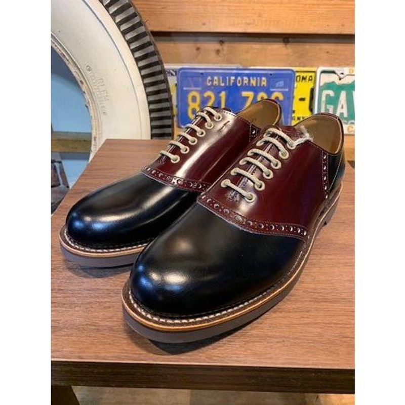 R.J.B アールジェイビー その他靴 SADDLE SHOES サドル ビジネス シューズ ホワイト系 ブラック系 7.5