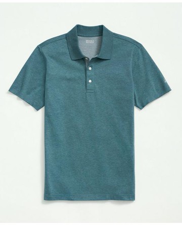 Brooks Brothers Men's Performance Series Supima Cotton Polo Shirt | Green | Size 2XL