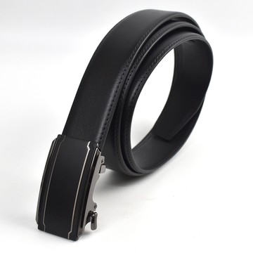 中間霧面自動扣真皮皮帶 NKE36