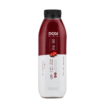 綠豆/紅豆湯 DCAI輕時尚 纖濃紅豆水960ml(6瓶/箱)